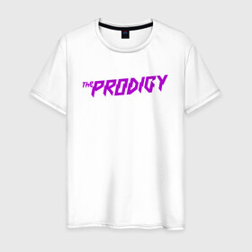 Мужская футболка хлопок с принтом THE PRODIGY в городе Новоалтайск, 100% хлопок | прямой крой, круглый вырез горловины, длина до линии бедер, слегка спущенное плечо. | prodigy | the prodigy
