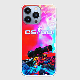 Чехол для iPhone 13 Pro с принтом CS GO в городе Новоалтайск,  |  | Тематика изображения на принте: awp | counter strike | cs go | cs go global offensive | hyper beast | skin cs | team cs | команды cs | скины оружия | скоростной зверь | хайпер бист