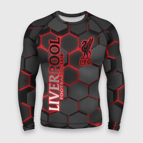 Мужской рашгард 3D с принтом Liverpool F.C. в городе Новоалтайск,  |  | anfield | champions league | doelpunt | espn | goals | league | lfc | liverpool fc | madrid | melwood | mo salah | premier | voetbal | ziggo | британский | клуб | ливерпуль | футбольный