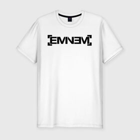 Мужская футболка премиум с принтом Eminem в городе Новоалтайск, 92% хлопок, 8% лайкра | приталенный силуэт, круглый вырез ворота, длина до линии бедра, короткий рукав | emenem | eminem | hip hop | hiphop | kamikaze | marshal mathers | marshall | marshall mathers | rap | rap god | revival | slim shadi | slim shady | venom | еминем | олдскул | реп | рэп | хипхоп | эминем
