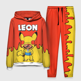 Мужской костюм 3D (с толстовкой) с принтом Brawl Stars Leon Pikachu в городе Новоалтайск,  |  | Тематика изображения на принте: brawl stars | pikachu | взлом brawl stars | леон brawl stars | пикачу | сервера brawl stars | скачать brawl stars | скачать бесплатно brawl stars