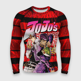 Мужской рашгард 3D с принтом jojo в городе Новоалтайск,  |  | adventure | anime | bizzare | jojo | jojos | jojos bizarre adventure | аниме | джоджо