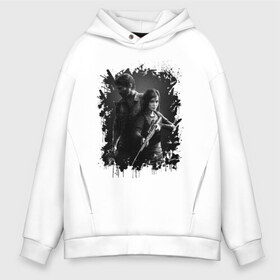 Мужское худи Oversize хлопок с принтом THE LAST OF US в городе Новоалтайск, френч-терри — 70% хлопок, 30% полиэстер. Мягкий теплый начес внутри —100% хлопок | боковые карманы, эластичные манжеты и нижняя кромка, капюшон на магнитной кнопке | cicadas | fireflies | the last of us | the last of us part 2 | джоэл | последние из нас | цикады | элли