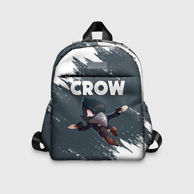 Детский рюкзак 3D с принтом BRAWL STARS CROW в городе Новоалтайск, 100% полиэстер | лямки с регулируемой длиной, сверху петелька, чтобы рюкзак можно было повесить на вешалку. Основное отделение закрывается на молнию, как и внешний карман. Внутри дополнительный карман. По бокам два дополнительных кармашка | brawl stars | bull | colt | crow | leon | stars | берли | бо | брок | ворон | джесси | динамайк | дэррил | кольт | леон | мортис | нита | пайпер | пенни | поко | пэм | рикошет | спайк | фрэнк | шелли | эль примо