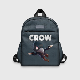 Детский рюкзак 3D с принтом BRAWL STARS CROW в городе Новоалтайск, 100% полиэстер | лямки с регулируемой длиной, сверху петелька, чтобы рюкзак можно было повесить на вешалку. Основное отделение закрывается на молнию, как и внешний карман. Внутри дополнительный карман. По бокам два дополнительных кармашка | brawl stars | bull | colt | crow | leon | stars | берли | бо | брок | ворон | джесси | динамайк | дэррил | кольт | леон | мортис | нита | пайпер | пенни | поко | пэм | рикошет | спайк | фрэнк | шелли | эль примо