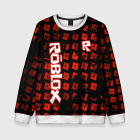 Детский свитшот 3D с принтом Roblox в городе Новоалтайск, 100% полиэстер | свободная посадка, прямой крой, мягкая тканевая резинка на рукавах и понизу свитшота | roblox | roblox games | игра роблокс | роблокс симулятор