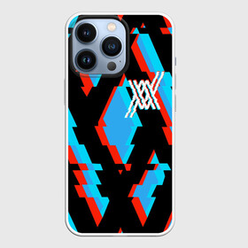 Чехол для iPhone 13 Pro с принтом two XX blue в городе Новоалтайск,  |  | Тематика изображения на принте: 02 | anime | darling in the franxx | hiro | manga | zero two | аниме | ахегао | любимый во франксе | манга | милый во франксе | ноль два | хиро