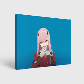 Холст прямоугольный с принтом Darling In The Franxx в городе Новоалтайск, 100% ПВХ |  | Тематика изображения на принте: 02 | anime | darling in the franxx | hiro | manga | zero two | аниме | ахегао | любимый во франксе | манга | милый во франксе | ноль два | хиро