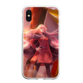 Чехол для iPhone XS Max матовый с принтом Darling In The Franxx в городе Новоалтайск, Силикон | Область печати: задняя сторона чехла, без боковых панелей | Тематика изображения на принте: 02 | anime | darling in the franxx | hiro | manga | zero two | аниме | ахегао | любимый во франксе | манга | милый во франксе | ноль два | хиро