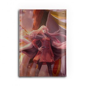 Обложка для автодокументов с принтом Darling In The Franxx в городе Новоалтайск, натуральная кожа |  размер 19,9*13 см; внутри 4 больших “конверта” для документов и один маленький отдел — туда идеально встанут права | Тематика изображения на принте: 02 | anime | darling in the franxx | hiro | manga | zero two | аниме | ахегао | любимый во франксе | манга | милый во франксе | ноль два | хиро