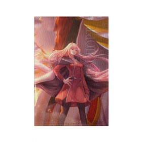 Обложка для паспорта матовая кожа с принтом Darling In The Franxx в городе Новоалтайск, натуральная матовая кожа | размер 19,3 х 13,7 см; прозрачные пластиковые крепления | Тематика изображения на принте: 02 | anime | darling in the franxx | hiro | manga | zero two | аниме | ахегао | любимый во франксе | манга | милый во франксе | ноль два | хиро