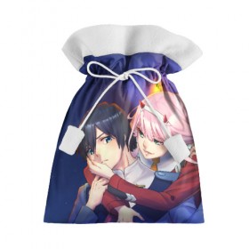 Подарочный 3D мешок с принтом Darling In The Franxx в городе Новоалтайск, 100% полиэстер | Размер: 29*39 см | 02 | anime | darling in the franxx | hiro | manga | zero two | аниме | ахегао | любимый во франксе | манга | милый во франксе | ноль два | хиро