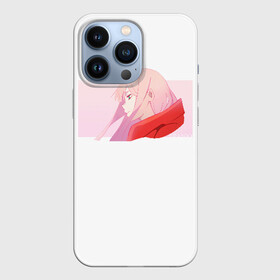 Чехол для iPhone 13 Pro с принтом Ноль два профиль в городе Новоалтайск,  |  | 02 | anime | darling in the franxx | hiro | manga | zero two | аниме | ахегао | любимый во франксе | манга | милый во франксе | ноль два | хиро