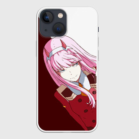 Чехол для iPhone 13 mini с принтом Ноль два диагональ в городе Новоалтайск,  |  | 02 | anime | darling in the franxx | hiro | manga | zero two | аниме | ахегао | любимый во франксе | манга | милый во франксе | ноль два | хиро