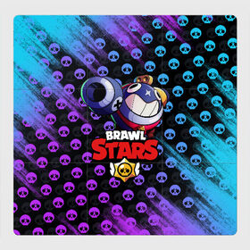 Магнитный плакат 3Х3 с принтом Brawl Stars в городе Новоалтайск, Полимерный материал с магнитным слоем | 9 деталей размером 9*9 см | brawl | brawl stars | crow | leon | stars | бравл | бравл старс | браво старс | игра | компьютерная | кров | леон | онлайн | старс