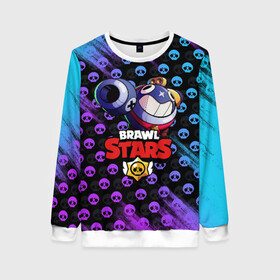 Женский свитшот 3D с принтом Brawl Stars в городе Новоалтайск, 100% полиэстер с мягким внутренним слоем | круглый вырез горловины, мягкая резинка на манжетах и поясе, свободная посадка по фигуре | brawl | brawl stars | crow | leon | stars | бравл | бравл старс | браво старс | игра | компьютерная | кров | леон | онлайн | старс