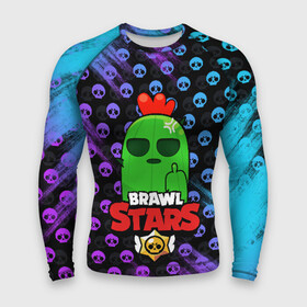 Мужской рашгард 3D с принтом Brawl Stars в городе Новоалтайск,  |  | brawl | brawl stars | crow | leon | stars | бравл | бравл старс | браво старс | игра | компьютерная | кров | леон | онлайн | старс