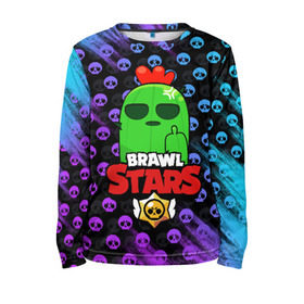 Детский лонгслив 3D с принтом Brawl Stars в городе Новоалтайск, 100% полиэстер | длинные рукава, круглый вырез горловины, полуприлегающий силуэт
 | brawl | brawl stars | crow | leon | stars | бравл | бравл старс | браво старс | игра | компьютерная | кров | леон | онлайн | старс