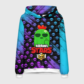 Мужская толстовка 3D с принтом Brawl Stars в городе Новоалтайск, 100% полиэстер | двухслойный капюшон со шнурком для регулировки, мягкие манжеты на рукавах и по низу толстовки, спереди карман-кенгуру с мягким внутренним слоем. | brawl | brawl stars | crow | leon | stars | бравл | бравл старс | браво старс | игра | компьютерная | кров | леон | онлайн | старс