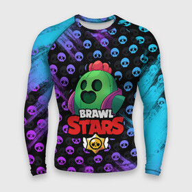 Мужской рашгард 3D с принтом Brawl Stars в городе Новоалтайск,  |  | brawl | brawl stars | crow | leon | stars | бравл | бравл старс | браво старс | игра | компьютерная | кров | леон | онлайн | старс