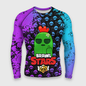 Мужской рашгард 3D с принтом Brawl Stars в городе Новоалтайск,  |  | brawl | brawl stars | crow | leon | stars | бравл | бравл старс | браво старс | игра | компьютерная | кров | леон | онлайн | старс
