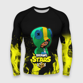 Мужской рашгард 3D с принтом Brawl Stars LEON в городе Новоалтайск,  |  | brawl | brawl stars | crow | leon | stars | бравл | бравл старс | браво старс | игра | компьютерная | кров | леон | онлайн | старс