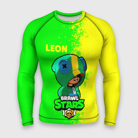 Мужской рашгард 3D с принтом Brawl Stars LEON в городе Новоалтайск,  |  | brawl | brawl stars | crow | leon | stars | бравл | бравл старс | браво старс | игра | компьютерная | кров | леон | онлайн | старс