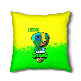 Подушка 3D с принтом Brawl Stars LEON в городе Новоалтайск, наволочка – 100% полиэстер, наполнитель – холлофайбер (легкий наполнитель, не вызывает аллергию). | состоит из подушки и наволочки. Наволочка на молнии, легко снимается для стирки | brawl | brawl stars | crow | leon | stars | бравл | бравл старс | браво старс | игра | компьютерная | кров | леон | онлайн | старс