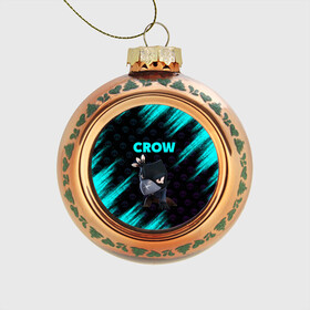 Стеклянный ёлочный шар с принтом Brawl Stars CROW в городе Новоалтайск, Стекло | Диаметр: 80 мм | brawl | brawl stars | crow | leon | stars | бравл | бравл старс | браво старс | игра | компьютерная | кров | леон | онлайн | старс