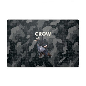 Пазл магнитный 126 элементов с принтом Brawl Stars CROW в городе Новоалтайск, полимерный материал с магнитным слоем | 126 деталей, размер изделия —  180*270 мм | brawl | brawl stars | crow | leon | stars | бравл | бравл старс | браво старс | игра | компьютерная | кров | леон | онлайн | старс