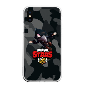 Чехол для iPhone XS Max матовый с принтом Brawl Stars CROW в городе Новоалтайск, Силикон | Область печати: задняя сторона чехла, без боковых панелей | brawl | brawl stars | crow | leon | stars | бравл | бравл старс | браво старс | игра | компьютерная | кров | леон | онлайн | старс