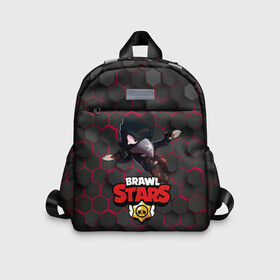 Детский рюкзак 3D с принтом Brawl Stars CROW в городе Новоалтайск, 100% полиэстер | лямки с регулируемой длиной, сверху петелька, чтобы рюкзак можно было повесить на вешалку. Основное отделение закрывается на молнию, как и внешний карман. Внутри дополнительный карман. По бокам два дополнительных кармашка | brawl | brawl stars | crow | leon | stars | бравл | бравл старс | браво старс | игра | компьютерная | кров | леон | онлайн | старс