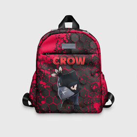 Детский рюкзак 3D с принтом Brawl Stars CROW в городе Новоалтайск, 100% полиэстер | лямки с регулируемой длиной, сверху петелька, чтобы рюкзак можно было повесить на вешалку. Основное отделение закрывается на молнию, как и внешний карман. Внутри дополнительный карман. По бокам два дополнительных кармашка | brawl | brawl stars | crow | leon | stars | бравл | бравл старс | браво старс | игра | компьютерная | кров | леон | онлайн | старс