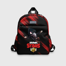 Детский рюкзак 3D с принтом Brawl Stars CROW в городе Новоалтайск, 100% полиэстер | лямки с регулируемой длиной, сверху петелька, чтобы рюкзак можно было повесить на вешалку. Основное отделение закрывается на молнию, как и внешний карман. Внутри дополнительный карман. По бокам два дополнительных кармашка | brawl | brawl stars | crow | leon | stars | бравл | бравл старс | браво старс | игра | компьютерная | кров | леон | онлайн | старс