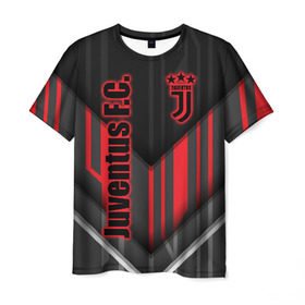 Мужская футболка 3D с принтом Juventus F.C. в городе Новоалтайск, 100% полиэфир | прямой крой, круглый вырез горловины, длина до линии бедер | calcio | club | cr7 | cristiano ronaldo | dybala | football | full highlights | goals | italia | juventus | napoli | roma | serie a | белый | италия | клуб | форма | черный | ювентус