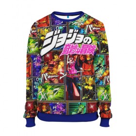 Женский свитшот 3D с принтом JoJo’s Bizarre Adventure в городе Новоалтайск, 100% полиэстер с мягким внутренним слоем | круглый вырез горловины, мягкая резинка на манжетах и поясе, свободная посадка по фигуре | anime | jojo | jojo bizarre adventure | jojo’s bizarre adventure | аниме | джоджо | манга | невероятные приключения джоджо