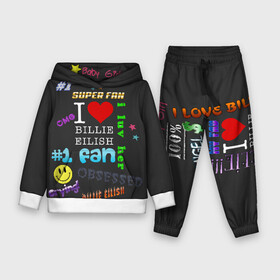 Детский костюм 3D (с толстовкой) с принтом Billie Eilish fan в городе Новоалтайск,  |  | billie | eilish | айлиш | билли