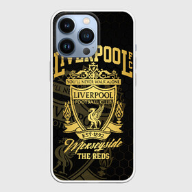Чехол для iPhone 13 Pro с принтом Ливерпуль в городе Новоалтайск,  |  | Тематика изображения на принте: liverpool | liverpool fc | ynwa | you never walk alone | ливерпуль | фан ливерпуля | фанатская | футбол | футболист | футбольный клуб | энфильд