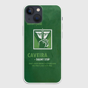 Чехол для iPhone 13 mini с принтом Caveira в городе Новоалтайск,  |  | art | bope | caveira | game art | rainbow six | rainbow six siege | siege | skull rain | ubisoft | арт | зеленый фон | игры | кавейра | компьютерные игры | осада | шутер