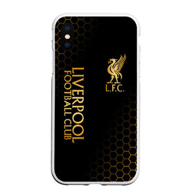 Чехол для iPhone XS Max матовый с принтом LIVERPOOL в городе Новоалтайск, Силикон | Область печати: задняя сторона чехла, без боковых панелей | lfc | liverpool | sport | ynwa | ливерпуль | лфк | спорт