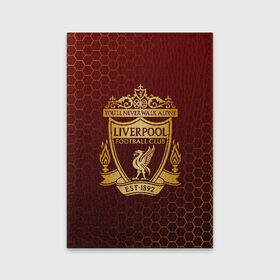 Обложка для паспорта матовая кожа с принтом LIVERPOOL в городе Новоалтайск, натуральная матовая кожа | размер 19,3 х 13,7 см; прозрачные пластиковые крепления | lfc | liverpool | sport | ynwa | ливерпуль | лфк | спорт
