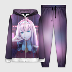 Женский костюм 3D с принтом Ноль два неон в городе Новоалтайск,  |  | 02 | anime | darling in the franxx | hiro | manga | zero two | аниме | ахегао | любимый во франксе | манга | милый во франксе | ноль два | хиро
