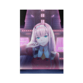 Обложка для паспорта матовая кожа с принтом Darling In The Franxx в городе Новоалтайск, натуральная матовая кожа | размер 19,3 х 13,7 см; прозрачные пластиковые крепления | Тематика изображения на принте: 02 | anime | darling in the franxx | hiro | manga | zero two | аниме | ахегао | любимый во франксе | манга | милый во франксе | ноль два | хиро