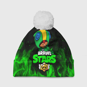 Шапка 3D c помпоном с принтом BRAWL STARS LEON | ЛЕОН ОГОНЬ в городе Новоалтайск, 100% полиэстер | универсальный размер, печать по всей поверхности изделия | brawl stars | bull | colt | crow | leon | stars | берли | бо | брок | ворон | джесси | динамайк | дэррил | кольт | леон | мортис | нита | пайпер | пенни | поко | пэм | рикошет | спайк | фрэнк | шелли | эль примо