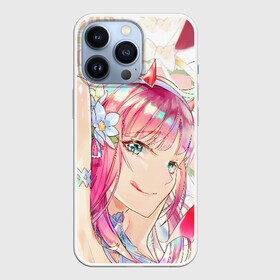 Чехол для iPhone 13 Pro с принтом ноль  два милая в городе Новоалтайск,  |  | 02 | anime | darling in the franxx | hiro | manga | zero two | аниме | ахегао | любимый во франксе | манга | милый во франксе | ноль два | хиро