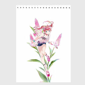 Скетчбук с принтом Darling In The Franxx в городе Новоалтайск, 100% бумага
 | 48 листов, плотность листов — 100 г/м2, плотность картонной обложки — 250 г/м2. Листы скреплены сверху удобной пружинной спиралью | 02 | anime | darling in the franxx | hiro | manga | zero two | аниме | ахегао | любимый во франксе | манга | милый во франксе | ноль два | хиро