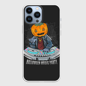 Чехол для iPhone 13 Pro Max с принтом Halloween party в городе Новоалтайск,  |  | Тематика изображения на принте: diy | ghost | halloween | horror | makeup | scary | skull clown | trick or treat | вампир | ведьма | кошка | луна | магия | ночь | тыква | хэллоуин