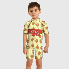 Детский купальный костюм 3D с принтом Stranger Thing. Pancakes в городе Новоалтайск, Полиэстер 85%, Спандекс 15% | застежка на молнии на спине | Тематика изображения на принте: beyond | eleven | hopper | jane | mike | stranger | things | wheeler | дастин | дела | джейн | загадочные | майк | одиннадцать | очень | события | странные | уилер | хендерсон | хоппер