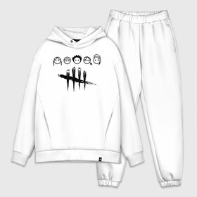 Мужской костюм хлопок OVERSIZE с принтом Dead by Daylight в городе Новоалтайск,  |  | Тематика изображения на принте: dbd | dead by daylight | ведьма | деревенщина | доктор | дэд бай дейлайт | жертва | игра | крюгер | медсестра | мертвы к рассвету | охотник | призрак