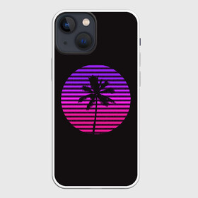 Чехол для iPhone 13 mini с принтом Hotline Maiami в городе Новоалтайск,  |  | 80 | cyber | game | hotline | hotlinemiami | maiami | music | outrun | retro | retrowave | synth | synthwave | игра | кибер | луна | ночь | ретро